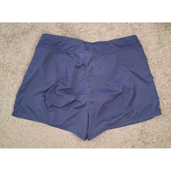 Lands' End Other - Lands End Swim Shorts Womens Size 10 Navy Blue Lined Pull On Beach Pool Vacation